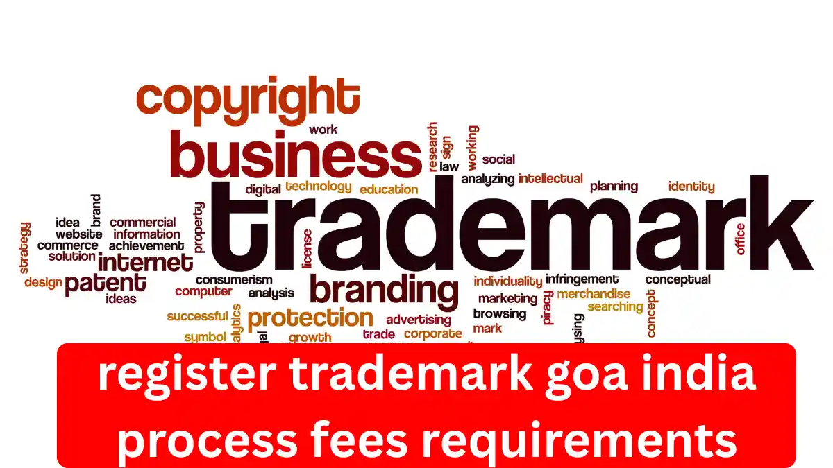 register trademark goa india process fees requirements